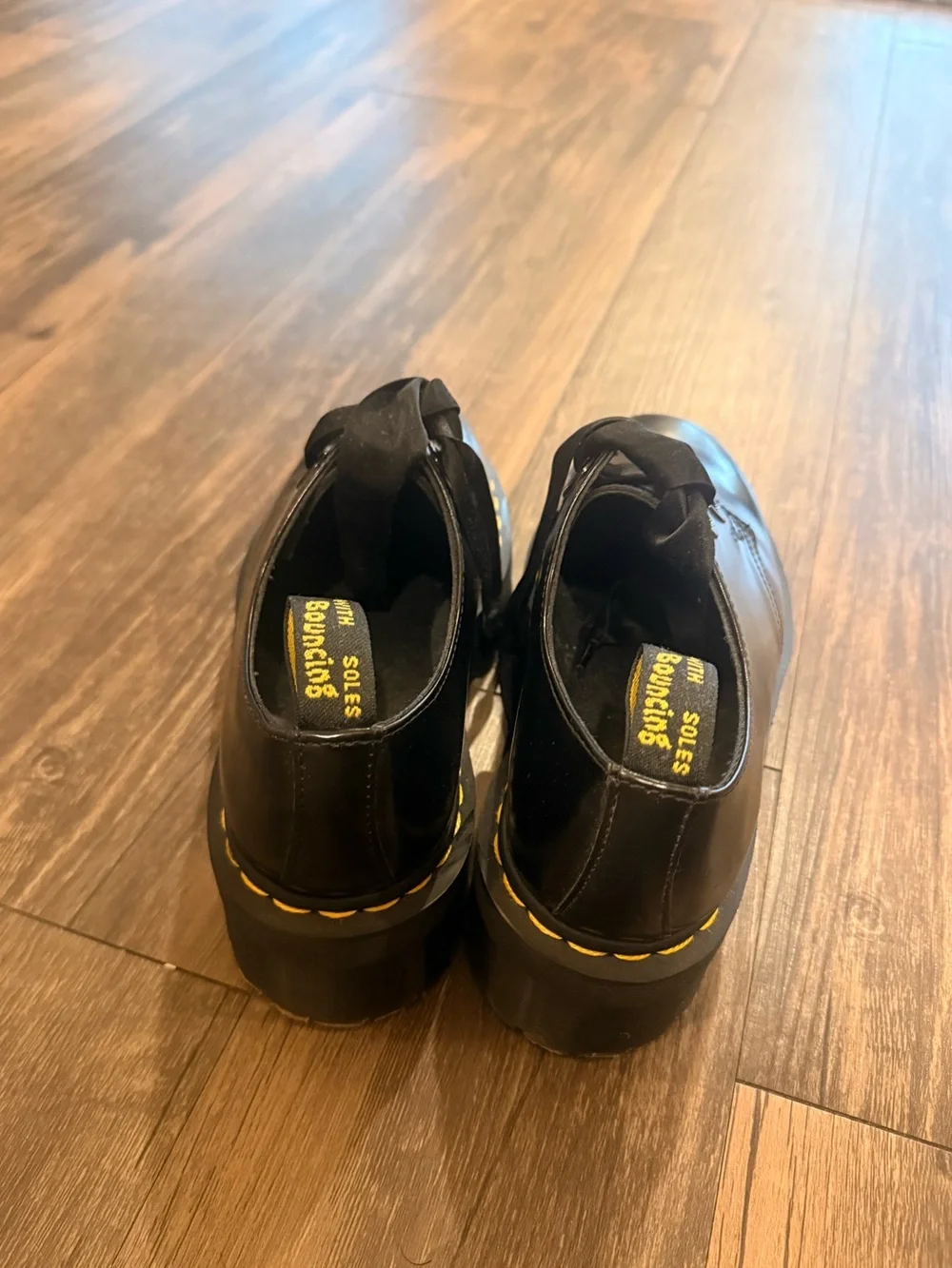 Dr. Martens polished black